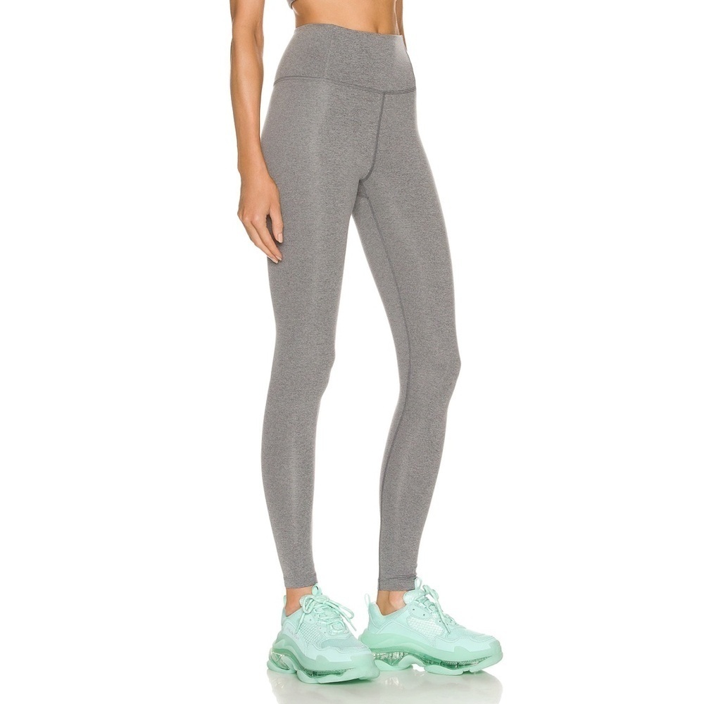 NWT Girlfriend Collective Seamless High-Rise Legging in Heather Gravel #…